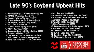 Late 90s Boybands UpBeatDance Hits [upl. by Springer642]