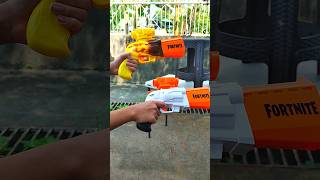 Skin vs No Skin Fortnite SR nerf nerfgun [upl. by Ellenad]