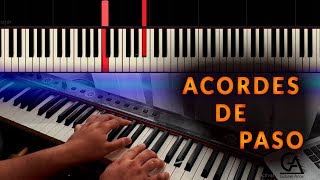 COMO FORMAR ACORDES DE PASO tritonos  Acordes especiales PIANO TUTORIAL [upl. by Sanchez]