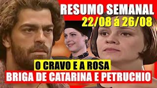 O CRAVO E ROSA  CAPITULO DE HOJE 2208 á 2608  RESUMO SEMANAL DA NOVELA O CRAVO E A ROSA [upl. by Heimlich]