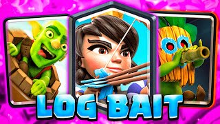 EL MAZO DE LOG BAIT QUE USAN LOS TOP MUNDIALES🔥CLASH ROYALE [upl. by Annie175]