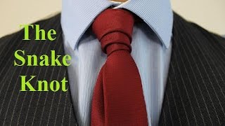 How to Tie the Snake Knot for your Necktie [upl. by Gundry]