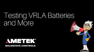 Testing VRLA Batteries and More [upl. by Hillyer490]