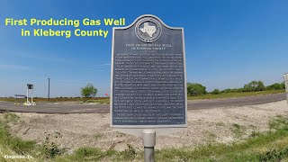 Texas Historical Landmarks Kingsville Tx First Producing Gas Well in Kleberg County [upl. by Annola]