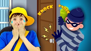 Knock Knock Whos at the Door  Nursery Rhymes amp Kids Songs  Hahatoons Songs [upl. by Hadden]