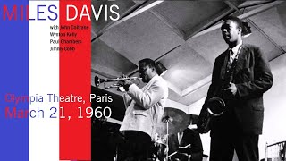 Miles Davis with John Coltrane March 21 1960 Olympia Theatre Paris [upl. by Giacinta]