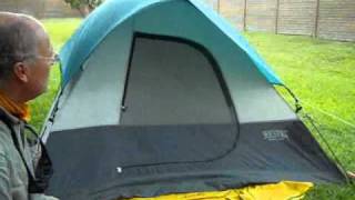 Wenzel 80x80 Dome Tent High Wind Test Ten Minute Tent [upl. by Nichola]