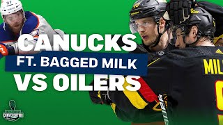 How do the Canucks and Oilers stack up heading into the regular season ft Bagged Milk [upl. by Stavro]