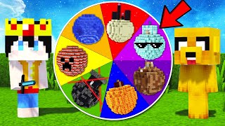 ¡LA RULETA de PLANETAS en MINECRAFT 🎯🚀🌎 PASAMOS de PLANETA NOOB A PRO 😂 [upl. by Adelric]