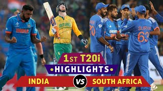 India vs South Africa 1st T20 Highlights 2023  SA vs IND T20  IND vs SA 1st T20 2023 Highlights [upl. by Tavish]