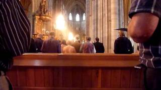 Vespers in Uppsala cathedral 1  Processional hymn and Angelus [upl. by Nairolf24]