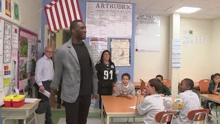 Nelson Agholor Kicks Off YearLong Reading Challenge For Students [upl. by Bozuwa]