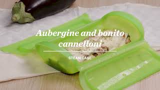 Aubergine and bonito cannelloni  Steam Case  Recipes with Lékué [upl. by Horwitz]