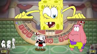 Spongebob in Cuphead ft OneyPlays 3LAMESTUDIO [upl. by Aiselad]