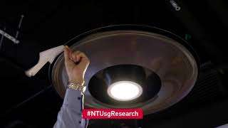 Bladeless ceiling fan by NTU scientists speeds up cooling while saving energy [upl. by Oirad]