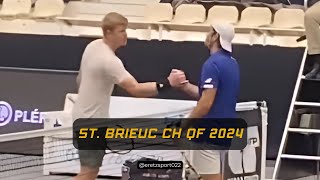 SaintBrieuc Challenger 2024 QF Antoine CornutChauvinc vs Kyle Edmund Q Highlights [upl. by Uot]