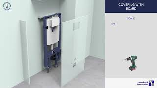 Concealed Cistern Installation Video [upl. by Aeslehc]