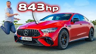 MercedesAMG GT 63 S review with 060mph 14mile drift amp track test [upl. by Cherri762]