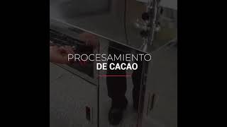 PROCESAMIENTO DE CACAOMAQUINAS PARA HACER CHOCOLATE DESDE EL GRANO HASTA LA BARRA [upl. by Ynottirb]