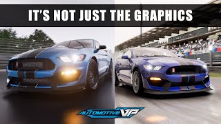 Forza Motorsport vs Gran Turismo 7 Rain Driving Physics Comparison  Test 2 Redlining No Assists [upl. by Gillian984]