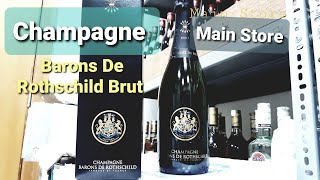 Champagne Barons De Rothschild  Champagne Review by Main Store [upl. by Jdavie487]