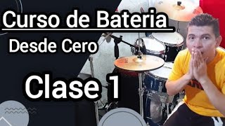 Curso de bateria desde cero  Clase 1  Introducción a la música y al instrumento Clases de bateria [upl. by Phillip]