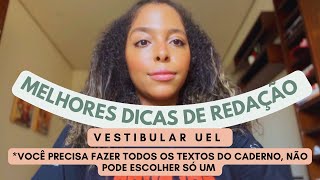 As MELHORES DICAS para sua REDAÇÃO da UEL leia a descrição [upl. by Phillis]