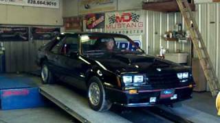 82 Mustang GT dyno run [upl. by Repmek]