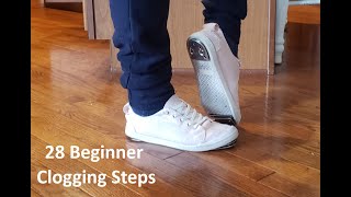 Beginners From Scratch  28 Clogging Dance Steps  Part 1 [upl. by Sadoc]