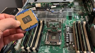 Upgrading the CPUs on my DL380e [upl. by Dreyer454]