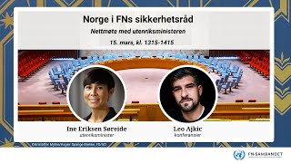 Digital skoletime Norge i FNs sikkerhetsråd [upl. by Jinny]