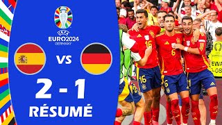 Espagne contre Allemagne 21 Résumé et buts  UEFA Euro 2024 [upl. by Horowitz]