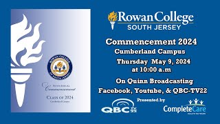 Rowan College of South Jersey 2024 Cumberland Campus Commencement Ceremony [upl. by Alpers323]