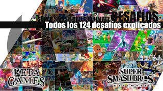 Los 124 desafíos explicados  Super Smash Bros Ultimate [upl. by Nebe273]