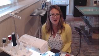 Serger Saturday for Quilters 2— Exposed Decorative Seams Flatlock amp Wave Stitch [upl. by Birdt338]