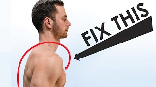 How to Fix Rounded Shoulders  Science Based Routine 21 Studies [upl. by Ikkiv812]