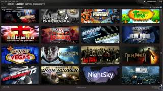 My Steam Library Grid View [upl. by Mitchiner901]