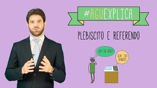 AGU Explica  Plebiscito e Referendo [upl. by Nyrhtak779]