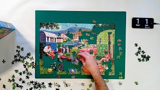 90 Touring the Highlands Puzzle Time Lapse Gibsons 500 piece [upl. by Kathryne]