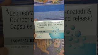 EsomefolDSR CapsuleEsomeprazole Enteric Coated amp Domperidone Sustainedrelease Capsule [upl. by Haleigh461]