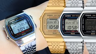 Casio ABL100WE  Retro exterior with a modern interior [upl. by Ase733]