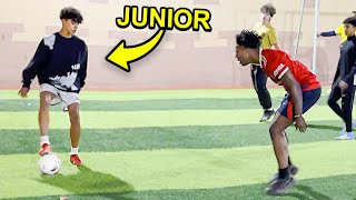 I Played Football with Ronaldo Jr [upl. by Eelnodnarb820]