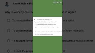 Why is velocity calculated as an average value in Agile  Scrum Master Interview Question  Sprint [upl. by Lledraw132]