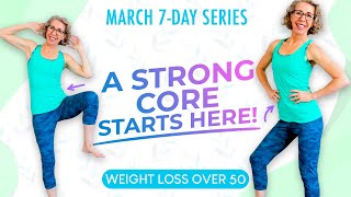 Find Your CORE BeginnerFriendly Standing Abs WEIGHT LOSS Workout 🍃 Pahla B Fitness [upl. by Esile]