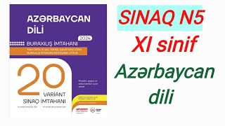 Azərbaycan diliDİM 20 sınaqOTKBuraxılış11ci sinifsınaq N5 [upl. by Robillard]