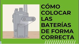 Cómo colocar las baterías de forma correcta [upl. by Aeht816]