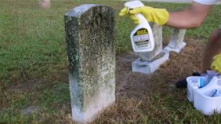 How to Clean Veteran Headstones Using D2 Biological Solution [upl. by Gregorio]