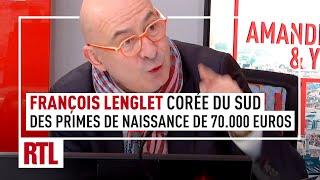 François Lenglet  quotEn Corée du Sud des primes de naissance jusquà 70000 euros par enfantquot [upl. by Adriaens]