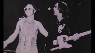 John Lennon Elton John  I Saw Her Standing There MSG 1974 [upl. by Ymme]