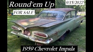 FOR SALE 1959 Chevrolet Impala [upl. by Kathy]